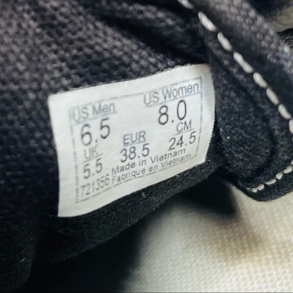 Vans Old Skool Black Suede & Checkerboard Disarray Sneakers with Red Laces - Picture 12 of 14